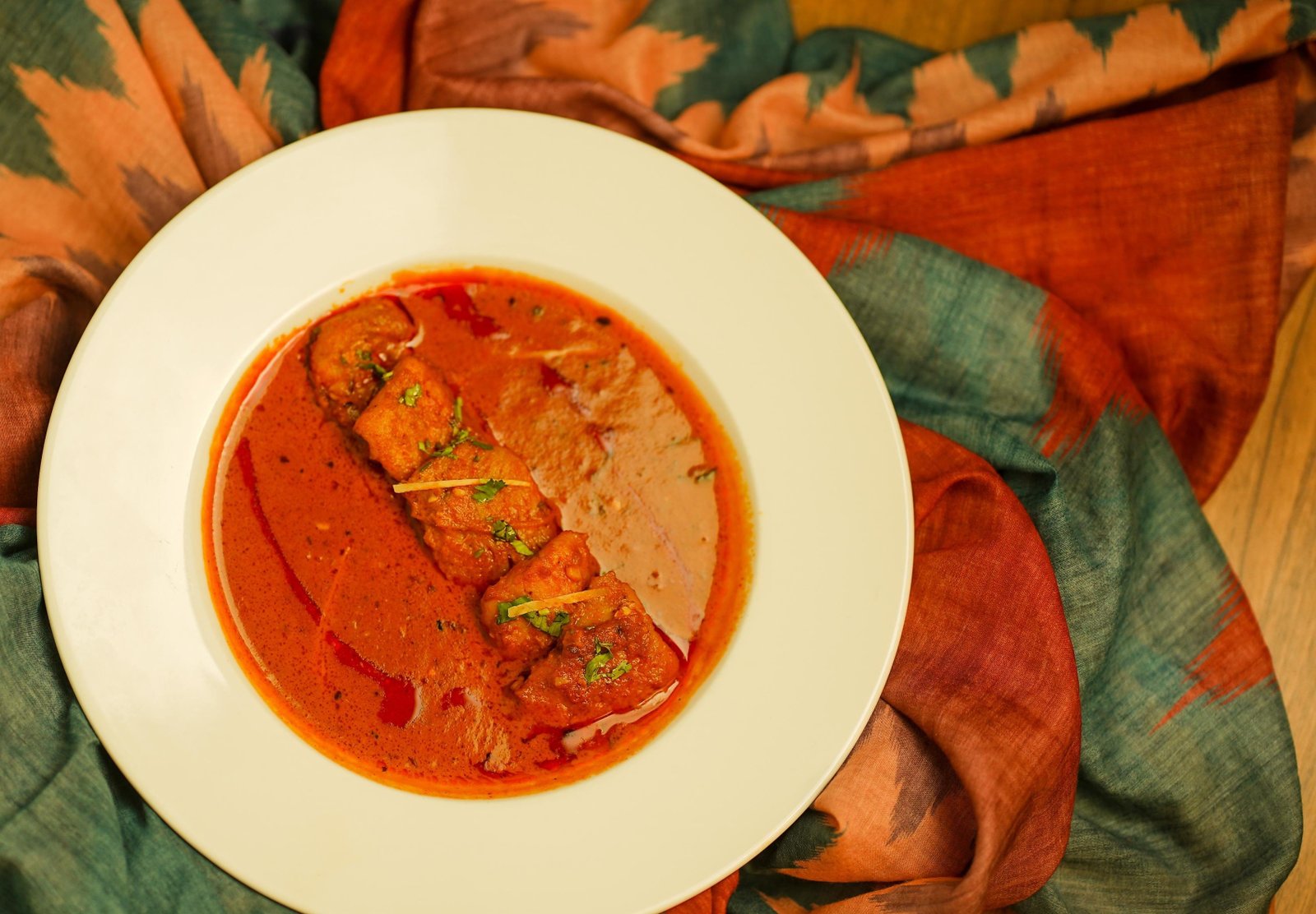 Fish in a tomato gravy